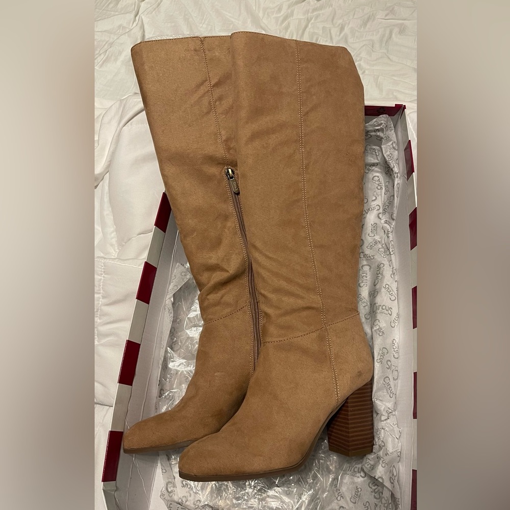 Tall tan boots